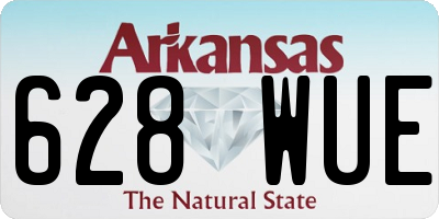 AR license plate 628WUE