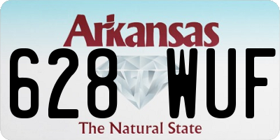 AR license plate 628WUF