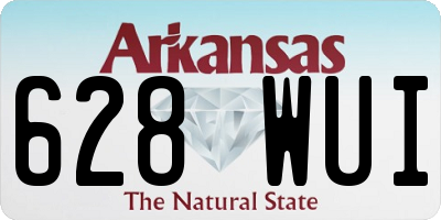 AR license plate 628WUI