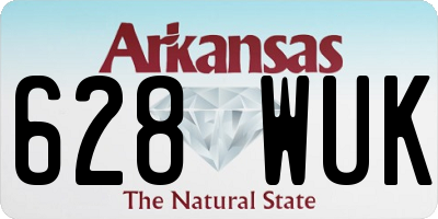 AR license plate 628WUK
