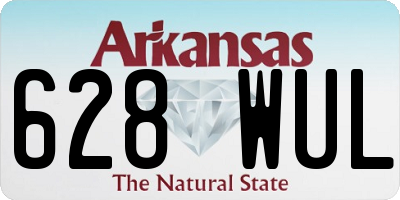 AR license plate 628WUL