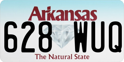 AR license plate 628WUQ