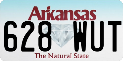 AR license plate 628WUT