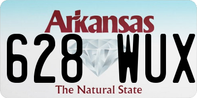 AR license plate 628WUX