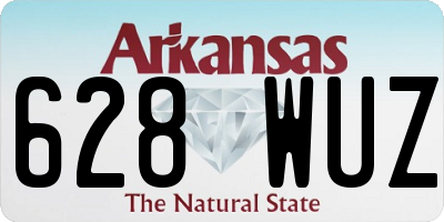 AR license plate 628WUZ