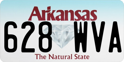 AR license plate 628WVA
