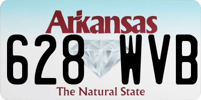 AR license plate 628WVB