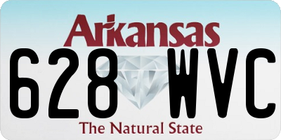 AR license plate 628WVC