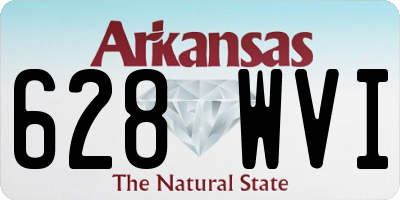 AR license plate 628WVI