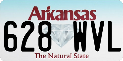 AR license plate 628WVL