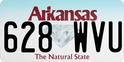 AR license plate 628WVU