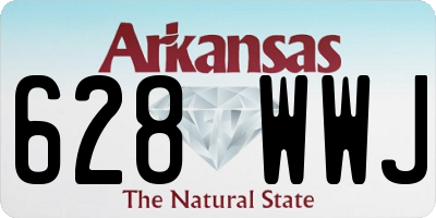 AR license plate 628WWJ