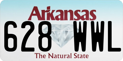 AR license plate 628WWL