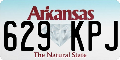 AR license plate 629KPJ