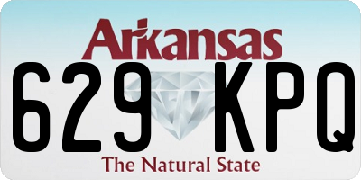 AR license plate 629KPQ