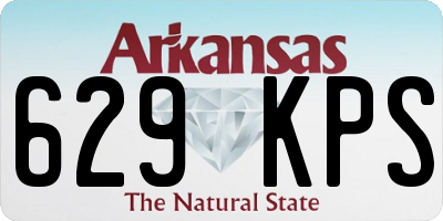 AR license plate 629KPS