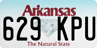 AR license plate 629KPU