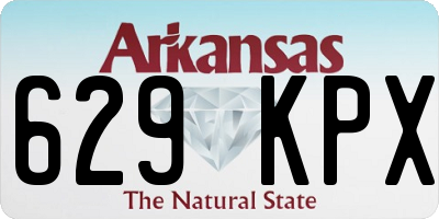 AR license plate 629KPX