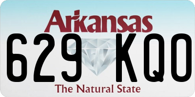 AR license plate 629KQO