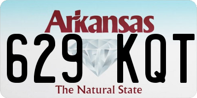 AR license plate 629KQT