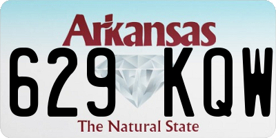 AR license plate 629KQW