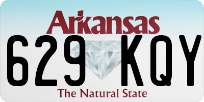 AR license plate 629KQY