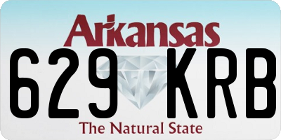 AR license plate 629KRB