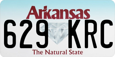 AR license plate 629KRC