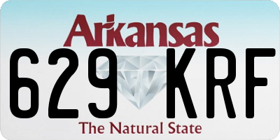 AR license plate 629KRF