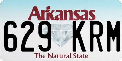 AR license plate 629KRM