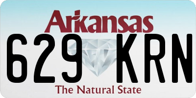 AR license plate 629KRN