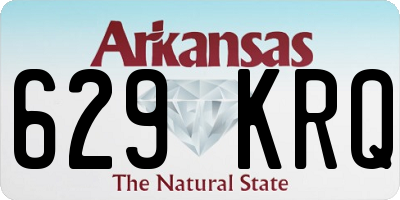 AR license plate 629KRQ
