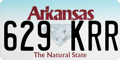 AR license plate 629KRR