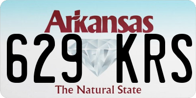 AR license plate 629KRS
