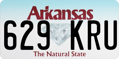AR license plate 629KRU