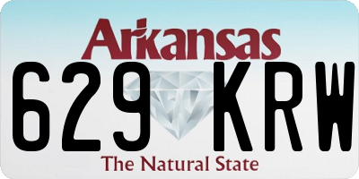 AR license plate 629KRW
