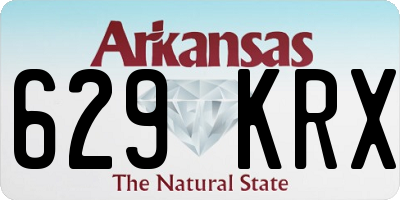 AR license plate 629KRX