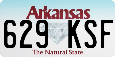 AR license plate 629KSF