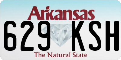 AR license plate 629KSH