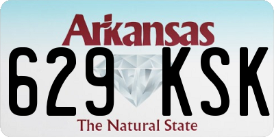 AR license plate 629KSK