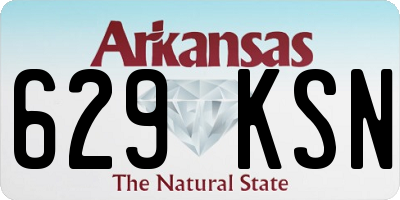 AR license plate 629KSN