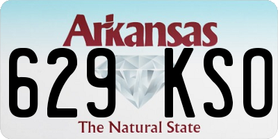 AR license plate 629KSO