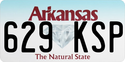 AR license plate 629KSP