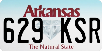 AR license plate 629KSR