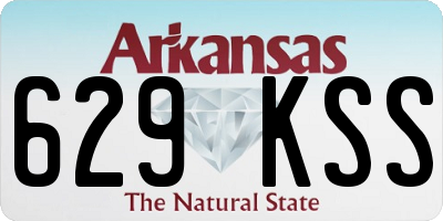 AR license plate 629KSS