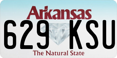AR license plate 629KSU