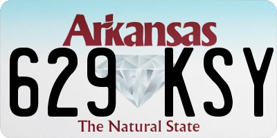 AR license plate 629KSY