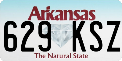 AR license plate 629KSZ