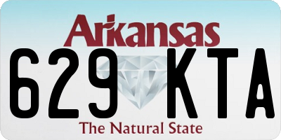 AR license plate 629KTA