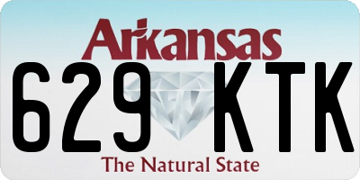 AR license plate 629KTK